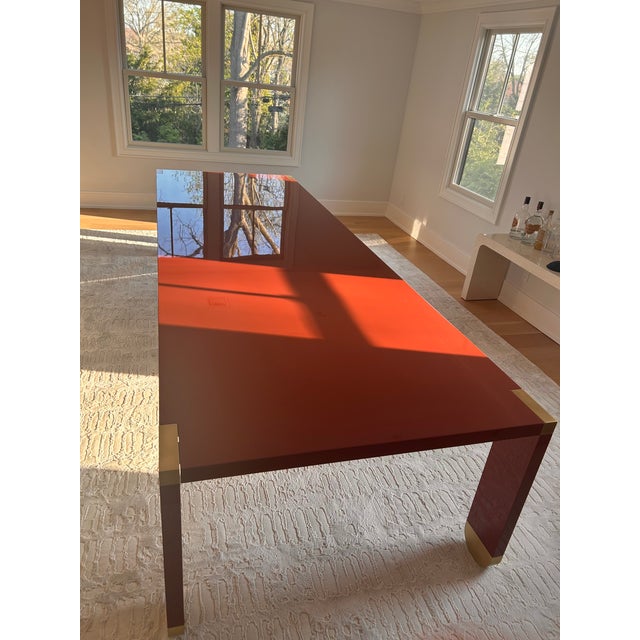 Custom Contemporary French Inspired Dining Table For Sale - Image 12 of 12