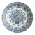 Monumental Antique Dutch Delft Faience Makkum Floral Scalloped Charger For Sale