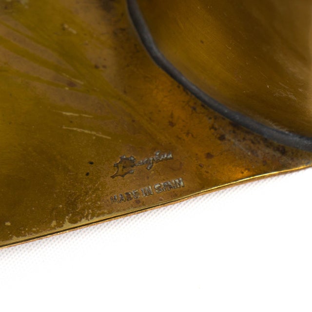 Vintage Brass Llama Bookends by Sarreid - A Pair For Sale - Image 14 of 15