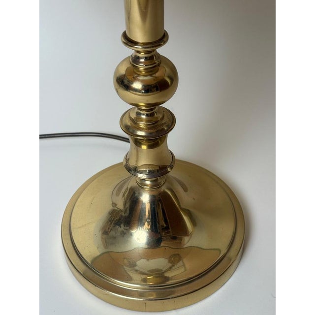 Metal Hollywood Regency Brass Table Lamp, Germany, 1970 For Sale - Image 7 of 16