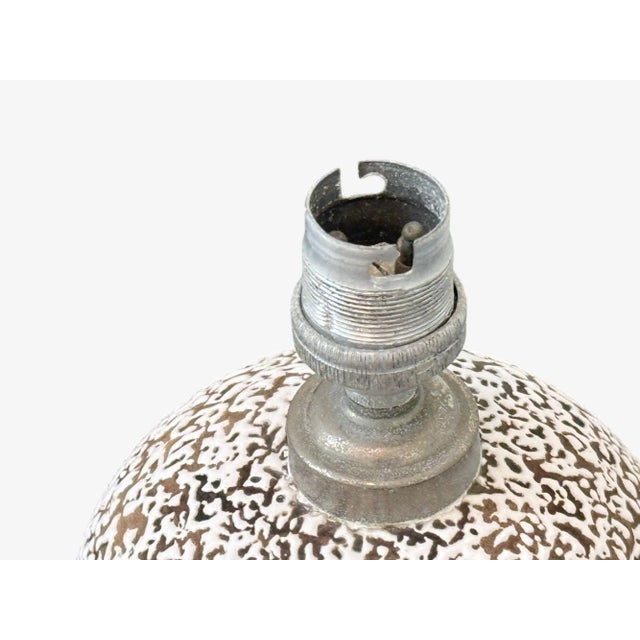 Ceramic Jean Besnard, French Art Deco, Ceramic, Table Lamp, France, 1960s For Sale - Image 7 of 10