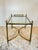 Maison Jansen 1960s Maison Jansen Style French Neoclassical Brass & Beveled Glass Cocktail Table For Sale - Image 4 of 10