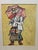 This artwork "Boy with Umbrella" dated 1965 is an oil painting on canvas by noted French artist Jovan Obican, 1918-1986....