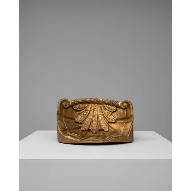 1800s French Gilded Wood Ornament For Sale - Image 16 of 18
