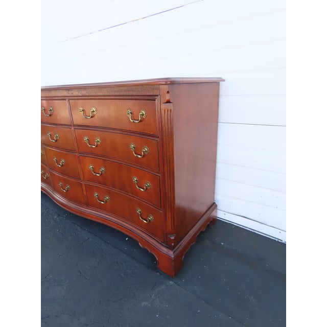 Lexington Mahogany Serpentine Long Dresser 6566 For Sale - Image 15 of 18