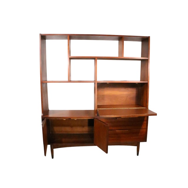 Mid Century Modern Wall Unit Room Divider For Sale - Image 13 of 16
