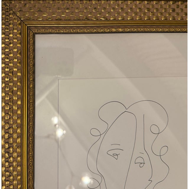 Contemporary Original Contemporary Framed Portrait Drawing For Sale - Image 3 of 3