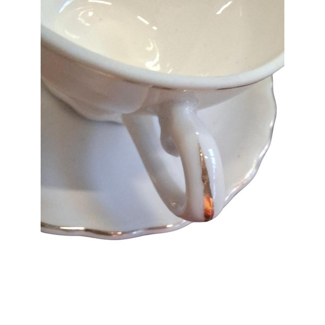 Vintage Japanese Porcelain Teacups and Saucers, 1950s, Set of 12 For Sale - Image 10 of 12