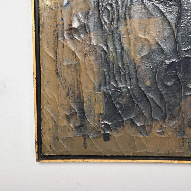 1950s Abstract Oil Painting by Miguel Alvarez Acosta Mexico For Sale - Image 4 of 9