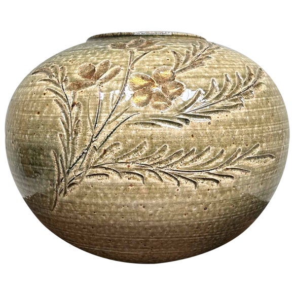 Mid-Century Shigaraki Ikebana Flower Vase, 1970s For Sale