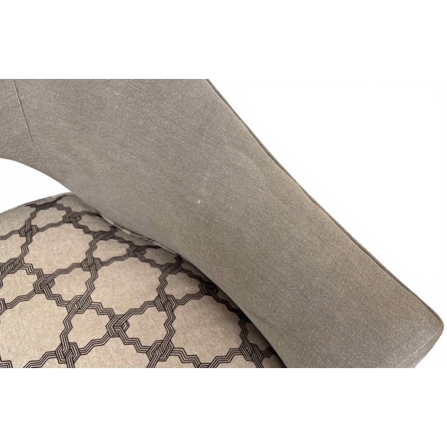 Baker Carnelian Sculptural Lounge Chairs by Jean-Louis Denoit, a Pair For Sale - Image 10 of 16