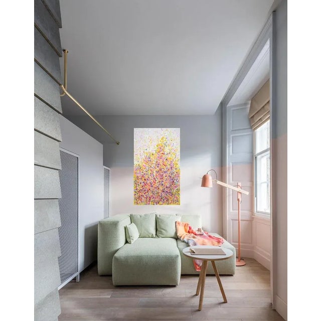 Textile Good Memories.Modern Original Painting.Iryna Kastsova For Sale - Image 7 of 9