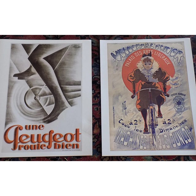 Vintage Cycling Poster Lithographs - Set of 10 For Sale In Cincinnati - Image 6 of 9