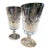 Vintage Lenox Charleston Crystal Iced Tea Glasses 6.75" Set of 2 Hand Blown For Sale