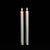 Kenneth Ludwig Chicago FIA Wick Ivory Taper Candle (Set of 2) For Sale - Image 4 of 4