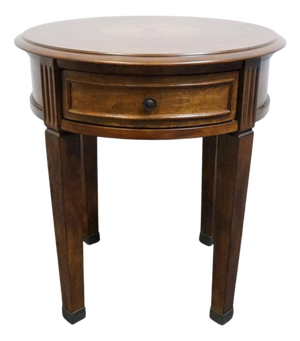 Ashley Furniture Glen Eagle Collection Cherry Contemporary Traditional 24" Round Accent End Table T247-6
