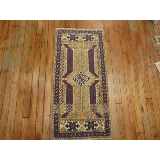 One of a kind vintage anatolian turkish mat