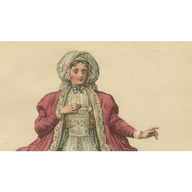 Jefferys, Young Lady of Naxos Archipelago, 1749, Print For Sale - Image 4 of 10
