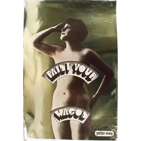 Paint Your Wagon Peter Max German/American (1937) Date: 1969 Poster on Foil, Signed in Marker Size: 32 in. x 24 in. (81.28...