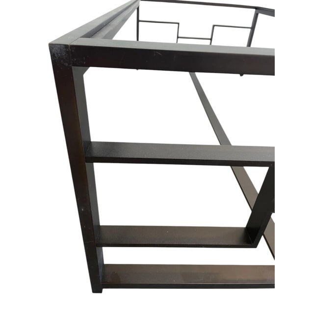 Holly Hunt Modern Bronze H Coffee Table For Sale In Chicago - Image 6 of 6