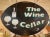 Late 20th Century Vintage Handpainted Wooden Wine Cellar Sign - Made in Usa For Sale - Image 5 of 5