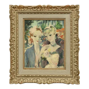 Jeanette Deseglise, Parisian Beauties on the Boulevard, Post Impressionist French Painting