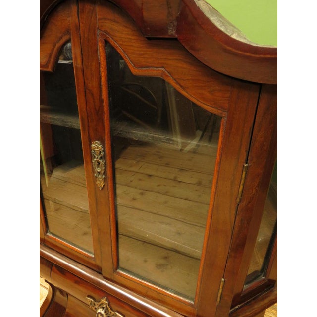 Miniature Dutch Kettle Base Bookcase Cabinet, 1890s For Sale - Image 6 of 18