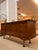 Mid-Century Modern 1950s Vintage Mid Century Modern Solid Walnut 9 Drawer Dresser With Bow-Tie and Cone Shape For Sale - Image 3 of 9