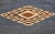 Vintage Mexican Saltillo Serape Kilim Rug, Flat-Woven Wool Blanket, Royal Blue, 2x2 For Sale In Chicago - Image 6 of 10