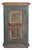 Antique Tyrolean Folk Art Painted Cabinet, 1801 For Sale