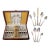 Vintage 1847 Rogers Bros. Silverplate Flatware Set - "Eternally Yours" - 52 Pieces With Original Anti-Tarnish Chest For Sale