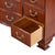 Wood Baker Furniture Georgian Mahogany Bow Front Dresser For Sale - Image 7 of 9
