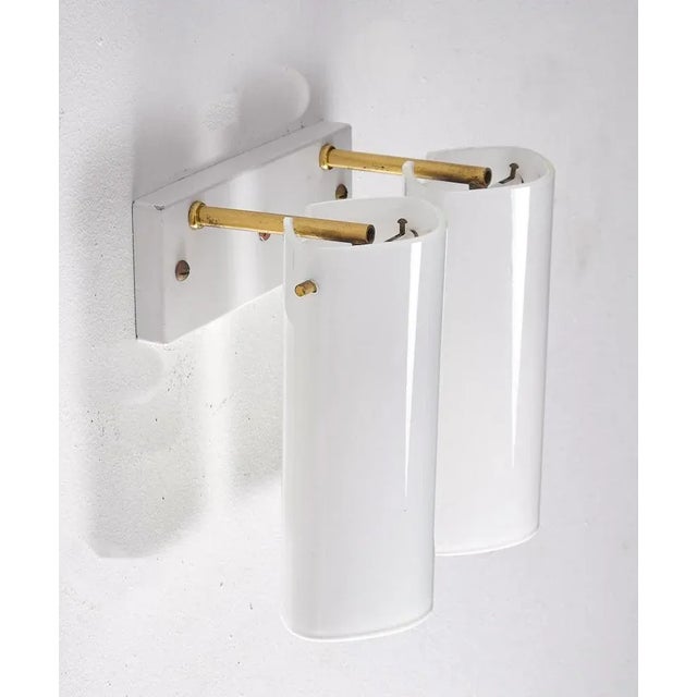 Metal Ark Wall Lamp attributed to Gert Nyström for Fagerhults, Sweden, 1969 For Sale - Image 7 of 9