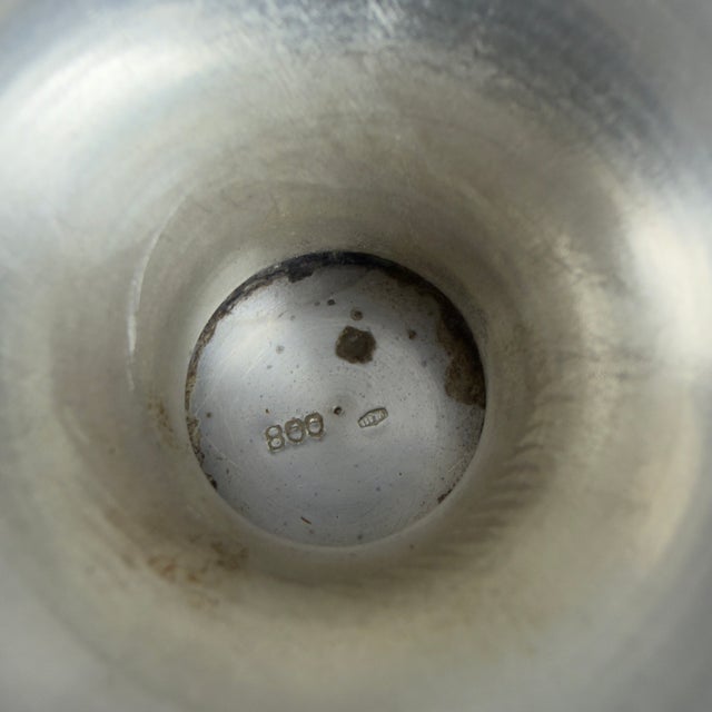 Silver Modernist 800 Silver Pourer Jug, 1960s For Sale - Image 8 of 11
