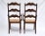 Late 20th Century European Ladder Back Folk Rush Seat Arm Chairs For Sale - Image 10 of 11