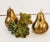 Mid Century Brass Pears Fruit - a Pair For Sale - Image 4 of 6