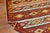Mid 20th Century Mid 20th Century Tribal Rustic Room Size Turkish Kilim Flat-Weave - 7'9" x 13' For Sale - Image 5 of 6