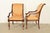 Baker Furniture Style Regency Carved Mahogany and Gold Gilt Dining Chairs, Set of Eight For Sale - Image 11 of 14