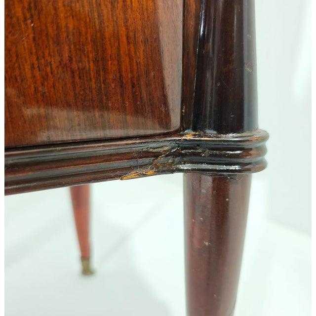 Vintage Italian Bedside Tables in the style of Vittorio Dassi, 1950s, Set of 2 For Sale - Image 13 of 18