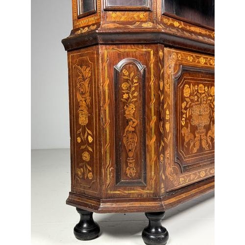Dutch Marquetry Cabinet, 1760s For Sale - Image 6 of 8