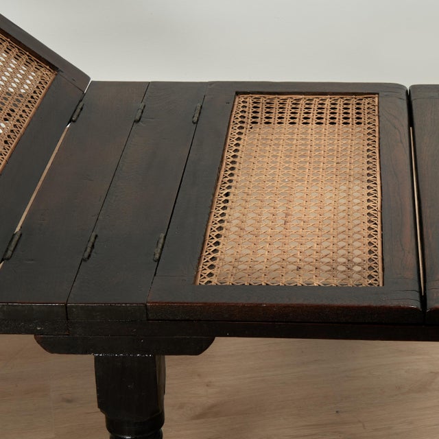 Antique British Colonial Caned Day Bed For Sale - Image 16 of 18