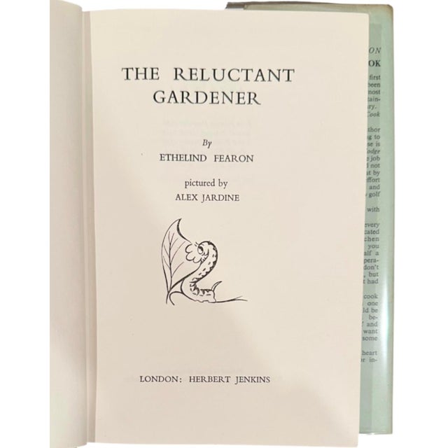 The Reluctant Gardener by Ethelind Fearon 1954 Hardcover Book For Sale - Image 4 of 11