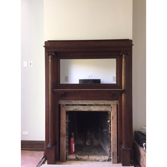 American Victorian Fireplace Mantel For Sale In Chicago - Image 6 of 6