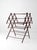 Brown Antique Primitive Folding Wood Drying Rack For Sale - Image 8 of 18