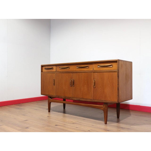 A stunning sideboard by G Plan as part of the Fresco range with beautiful sculpted legs, this Mid Century Modern Vintage...
