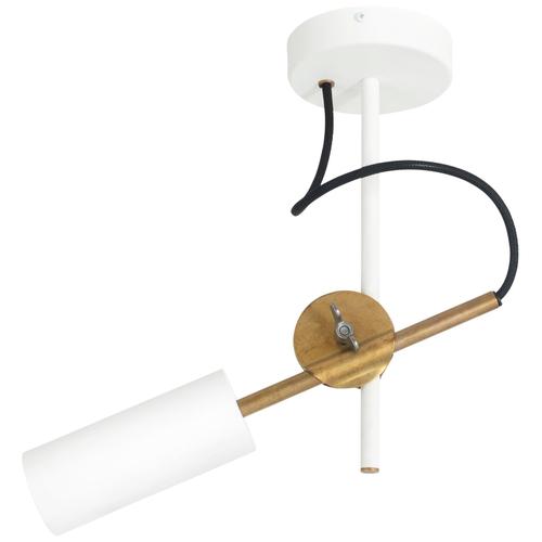 Not Yet Made - Made To Order Stav Spot 1 White Ceiling Lamp by Johan Carpner for Konsthantverk For Sale - Image 5 of 6