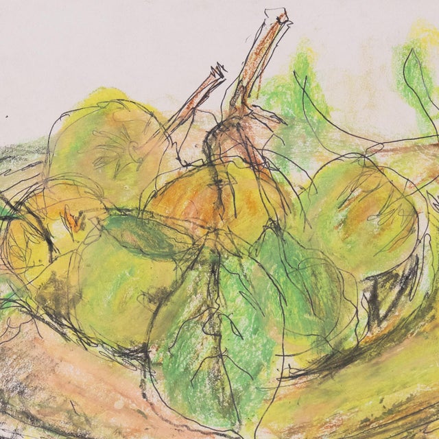 Victor Di Gesu 'Bowl of Fruit' by Victor Di Gesu, Paris, Louvre, Académie Chaumière Et Etrangères, Los Angeles County Museum of Art For Sale - Image 4 of 6