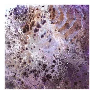 Emma Lindström, Kiiahlo 3 Lilac Purple Modern Abstract Painting by Swedish Contemporary Artist, 2017