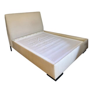 Kreiss Collection Panama Bed Frame, Queen, Upholstered For Sale