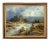 "Mountain Landscape with Rushing Stream" Contemporary Reproduction Print on Canvas, Framed 16x13 For Sale